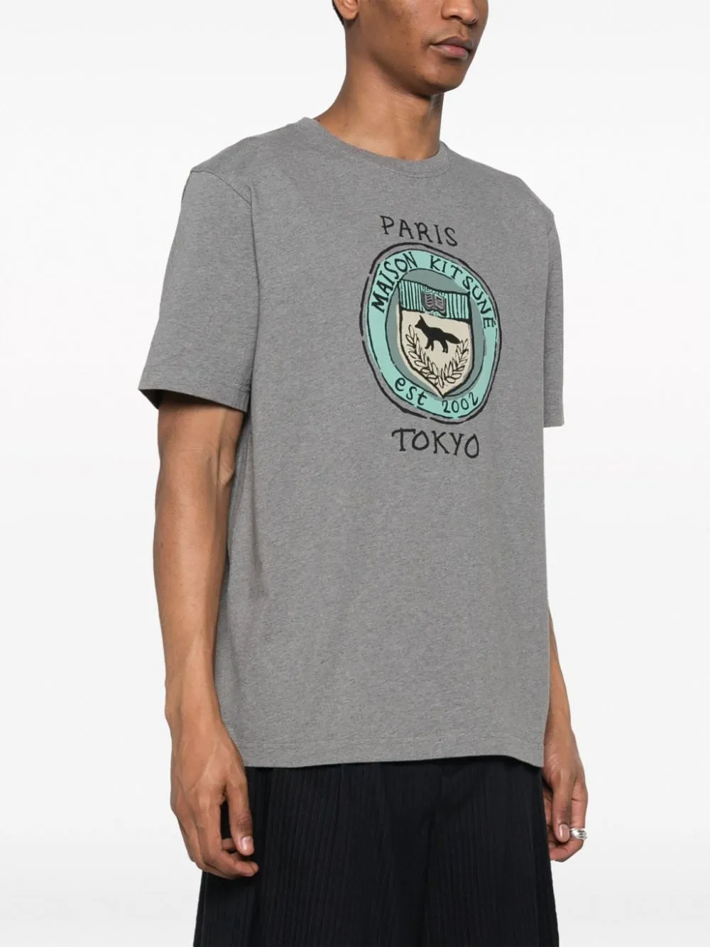 Maison Kitsuné - T-shirt City Coin en coton