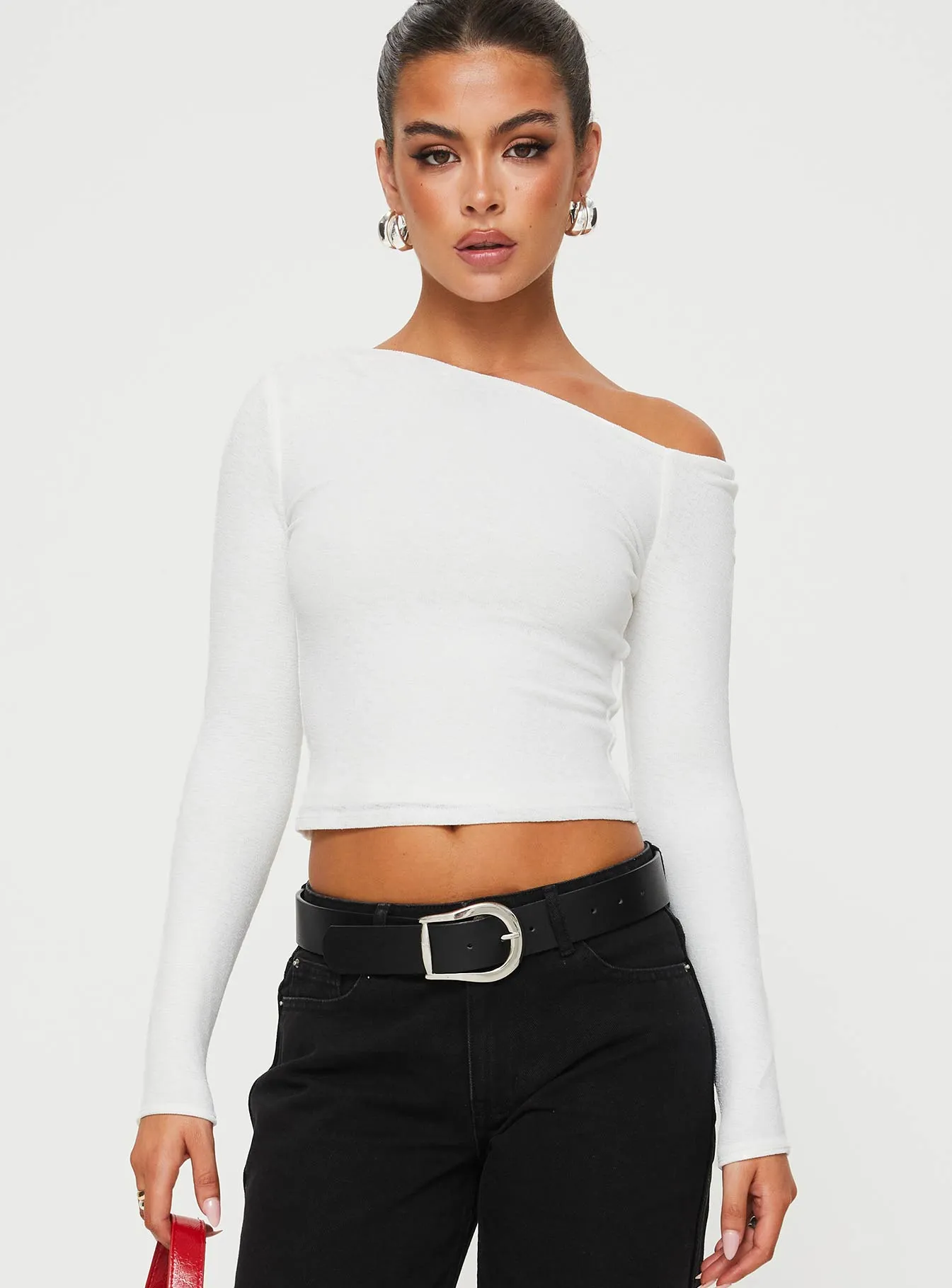 Malian Long Sleeve Top White