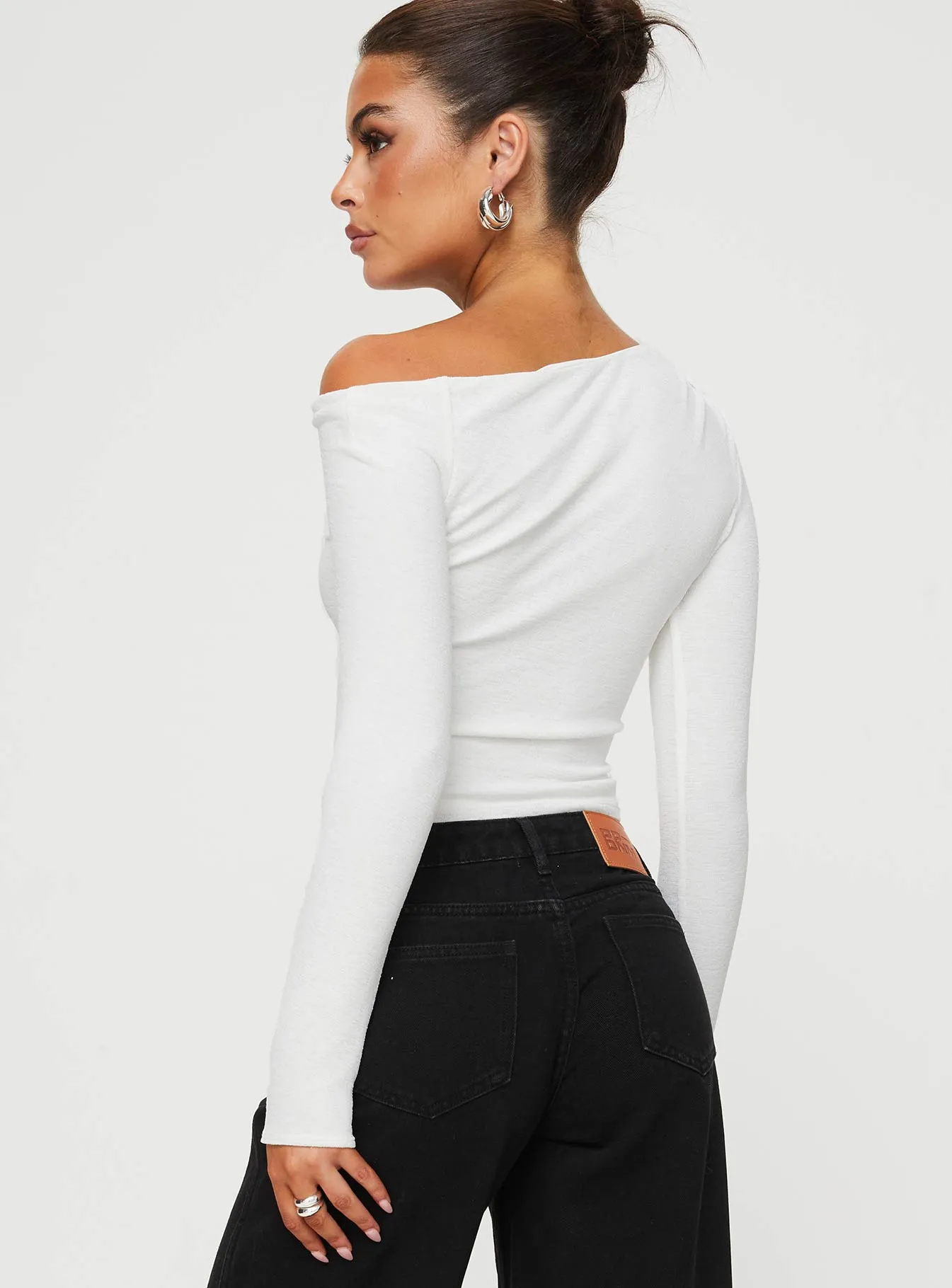 Malian Long Sleeve Top White