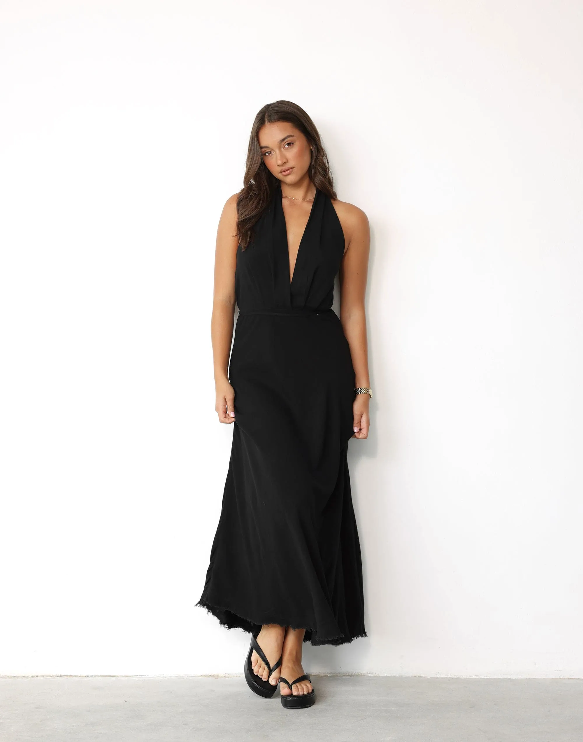 Marjorie Maxi Dress (Black)