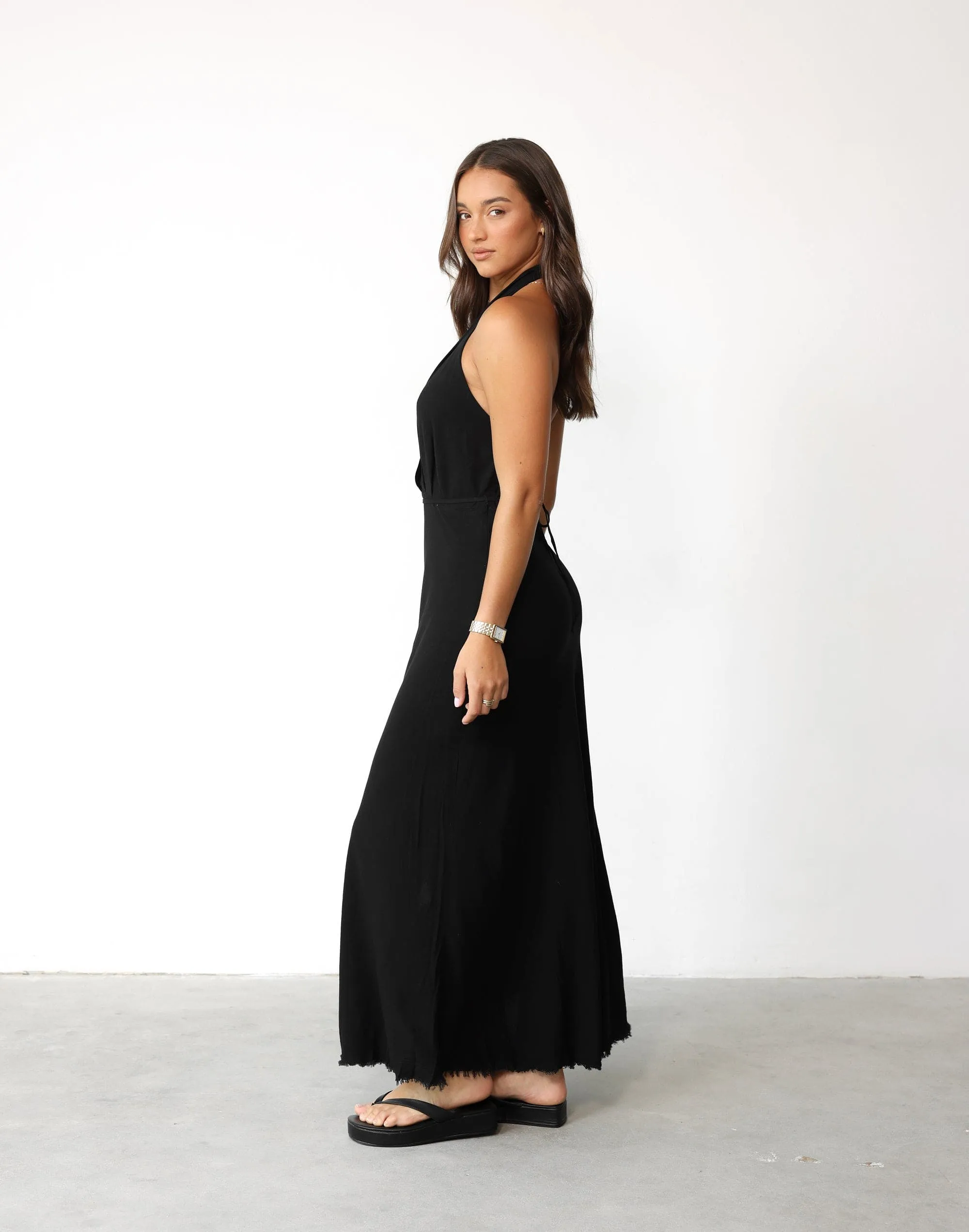 Marjorie Maxi Dress (Black)