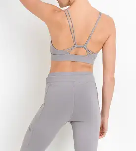 Mauve sports bra