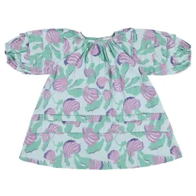 Morley Child Girl Ulani Dress Lilac Shell Print