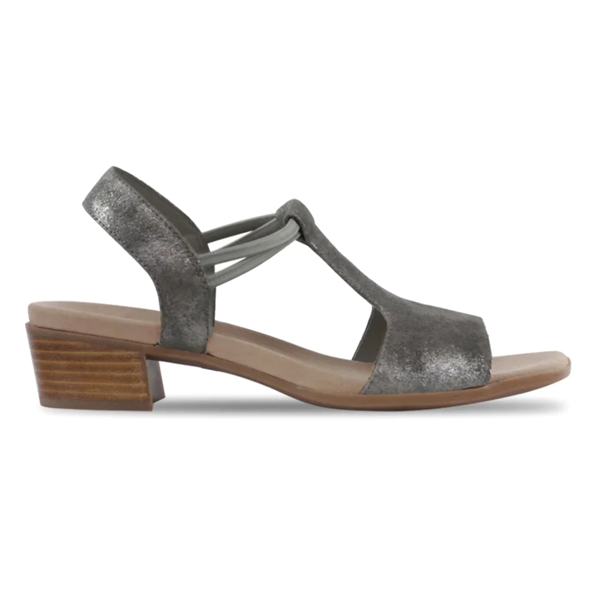 Munro Women's Susan Gunmetal Metallic