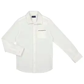 Nukutavake Long Sleeve White Dress Shirt_6117-40