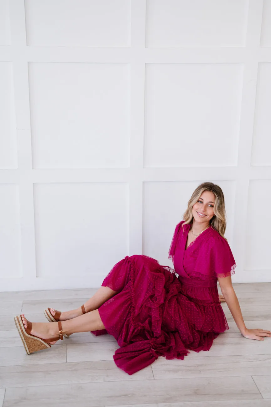 Paris Dress in Magenta