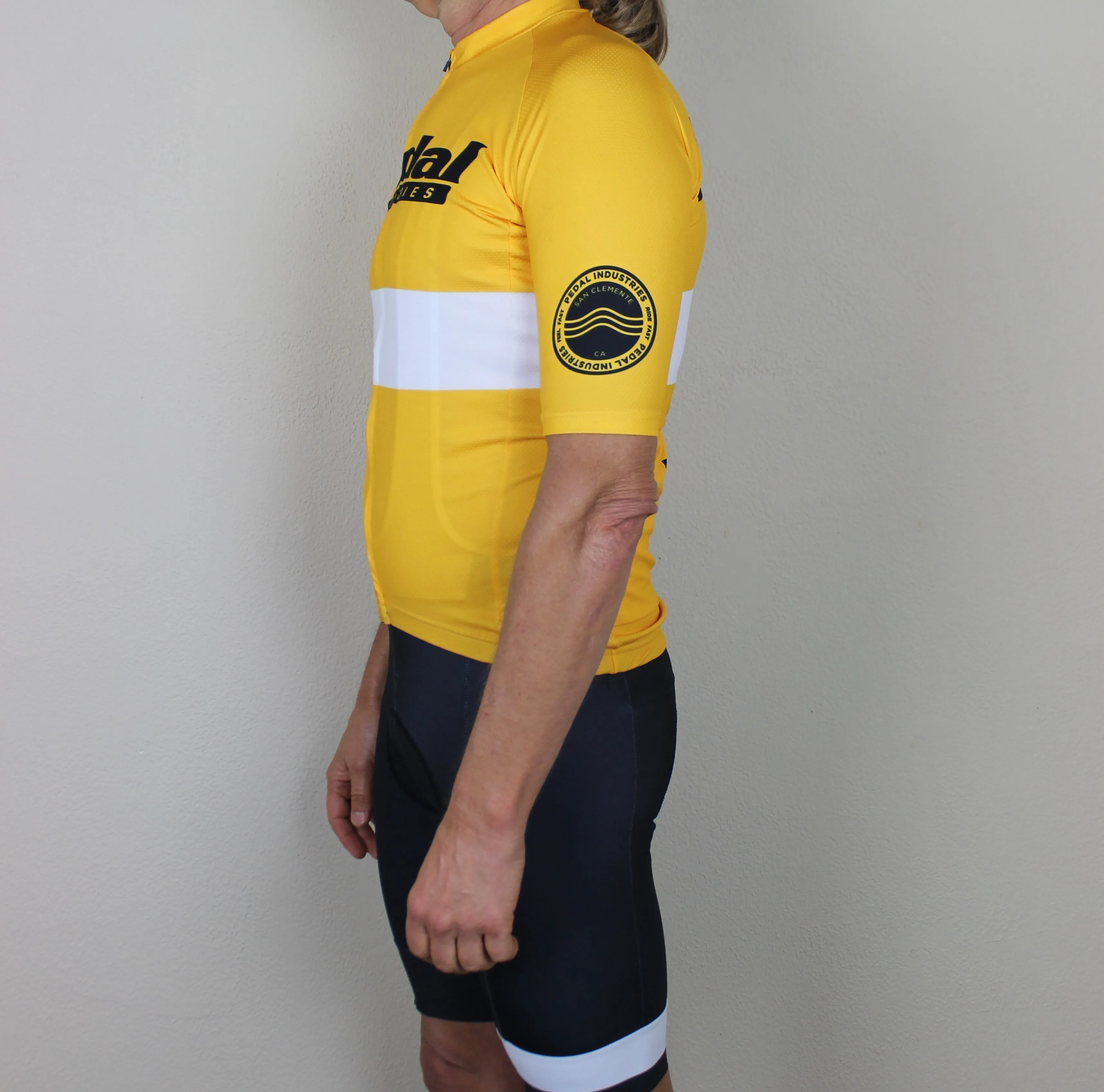 PEDAL industries '19 Team PRO JERSEY 2.0 1/2 SLEEVE - YELLOW