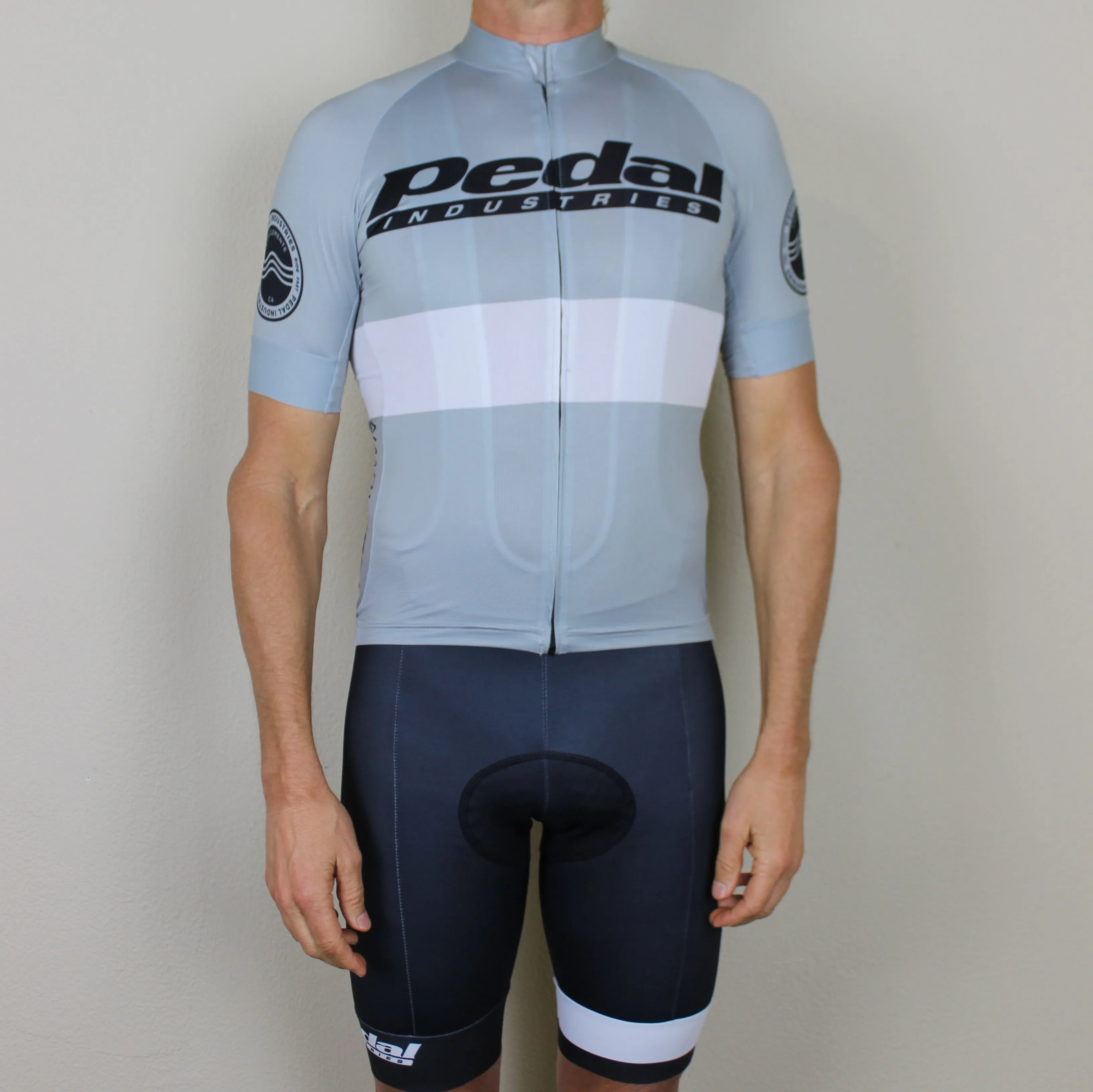 PEDAL industries '19 Team PRO JERSEY 2.0 HALF SLEEVE - GRAY