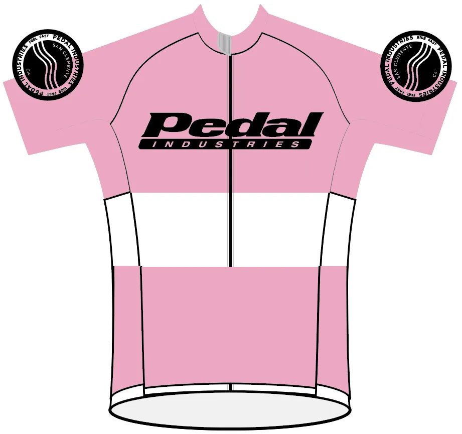 PEDAL industries '19 Team PRO JERSEY 2.0 HALF SLEEVE - PINK