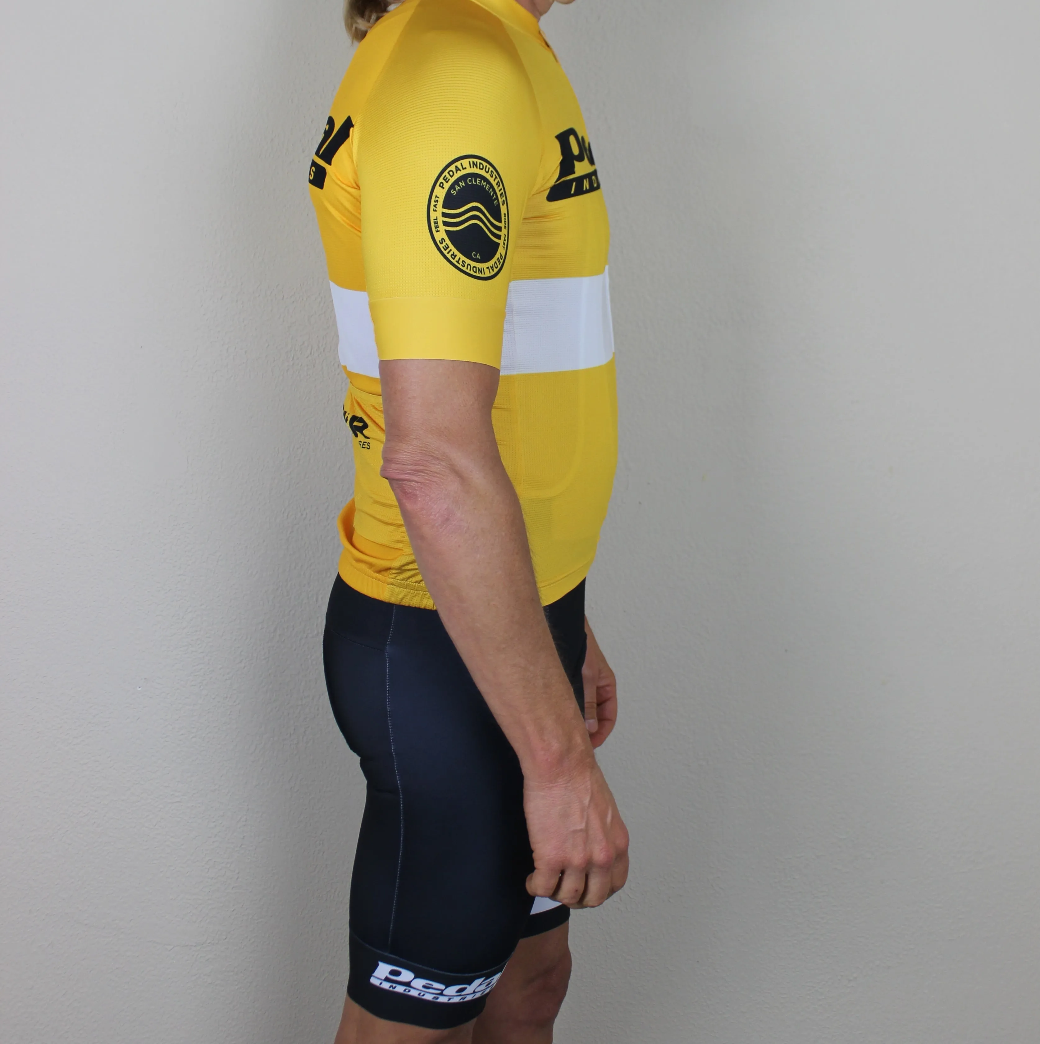 PEDAL industries '19 Team PRO JERSEY 2.0 SHORT SLEEVE - YELLOW