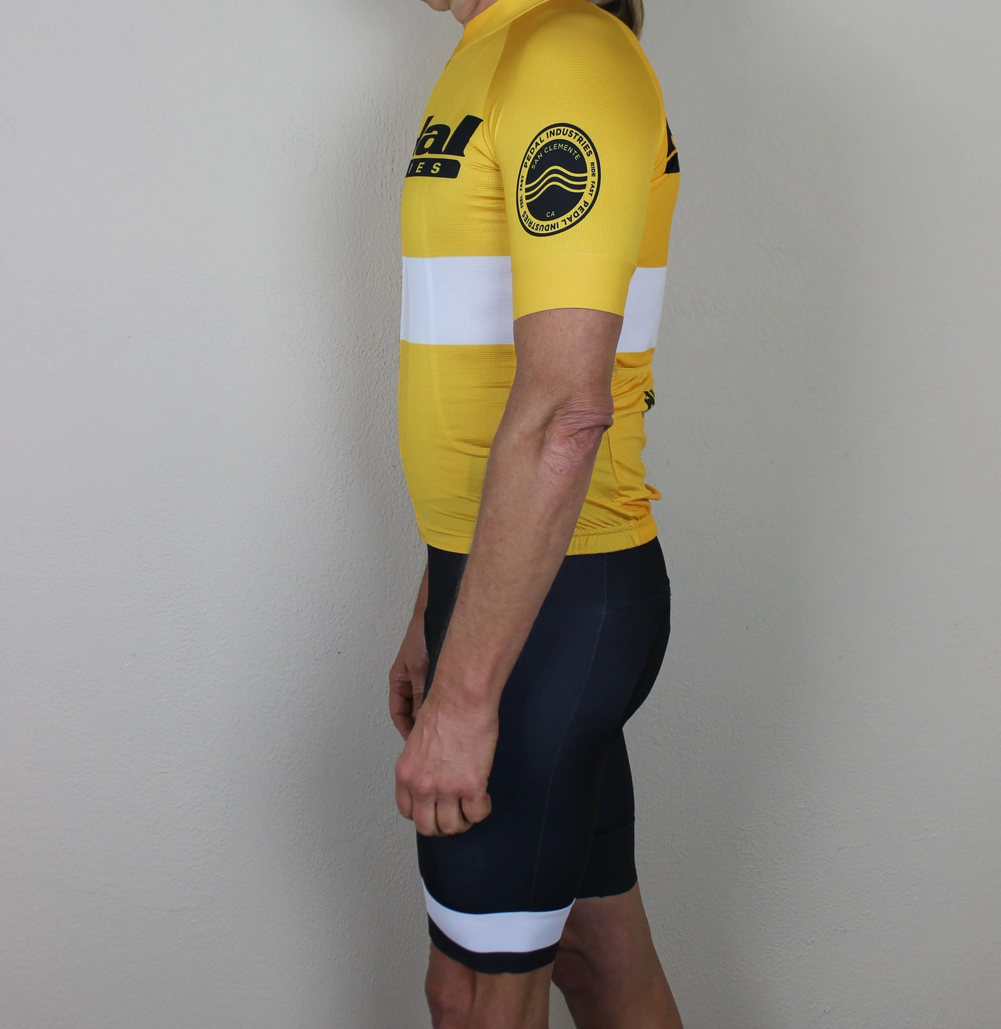 PEDAL industries '19 Team PRO JERSEY 2.0 SHORT SLEEVE - YELLOW