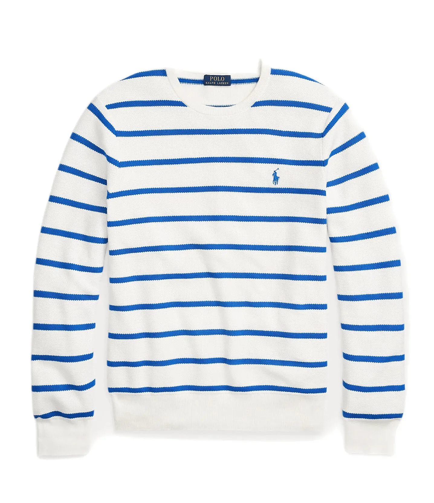 Polo Ralph Lauren - Pull rayé en coton piqué