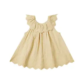 Quincy Mae Isla Dress - Lemon