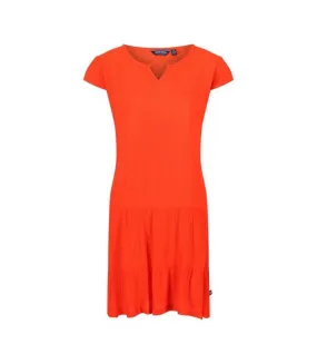 Regatta Womens/Ladies Reanna Tiered Casual Dress (Crayon) - UTRG7034