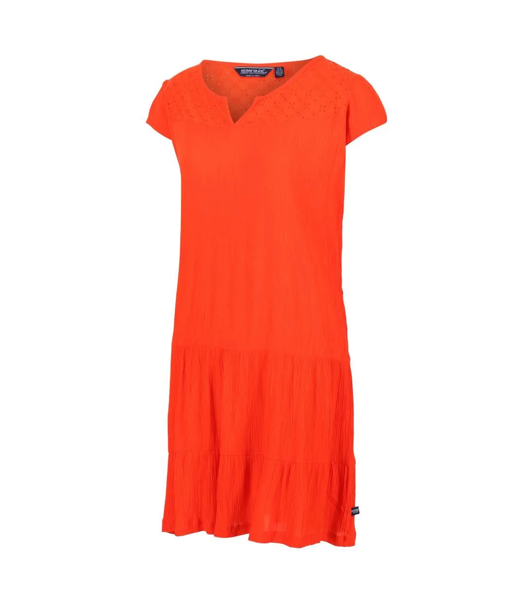 Regatta Womens/Ladies Reanna Tiered Casual Dress (Crayon) - UTRG7034