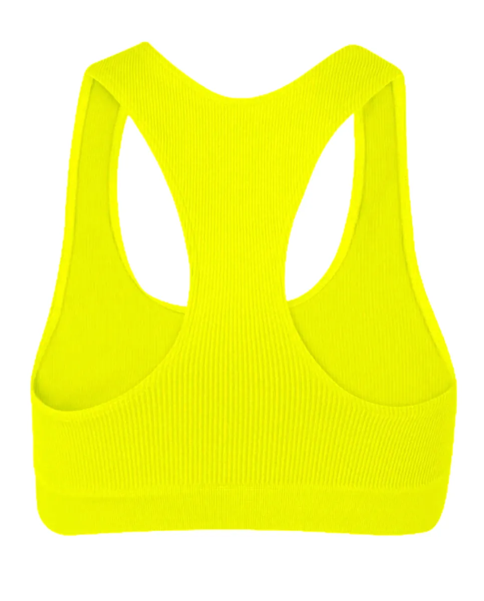 Ribbed Elated Neon Yellow