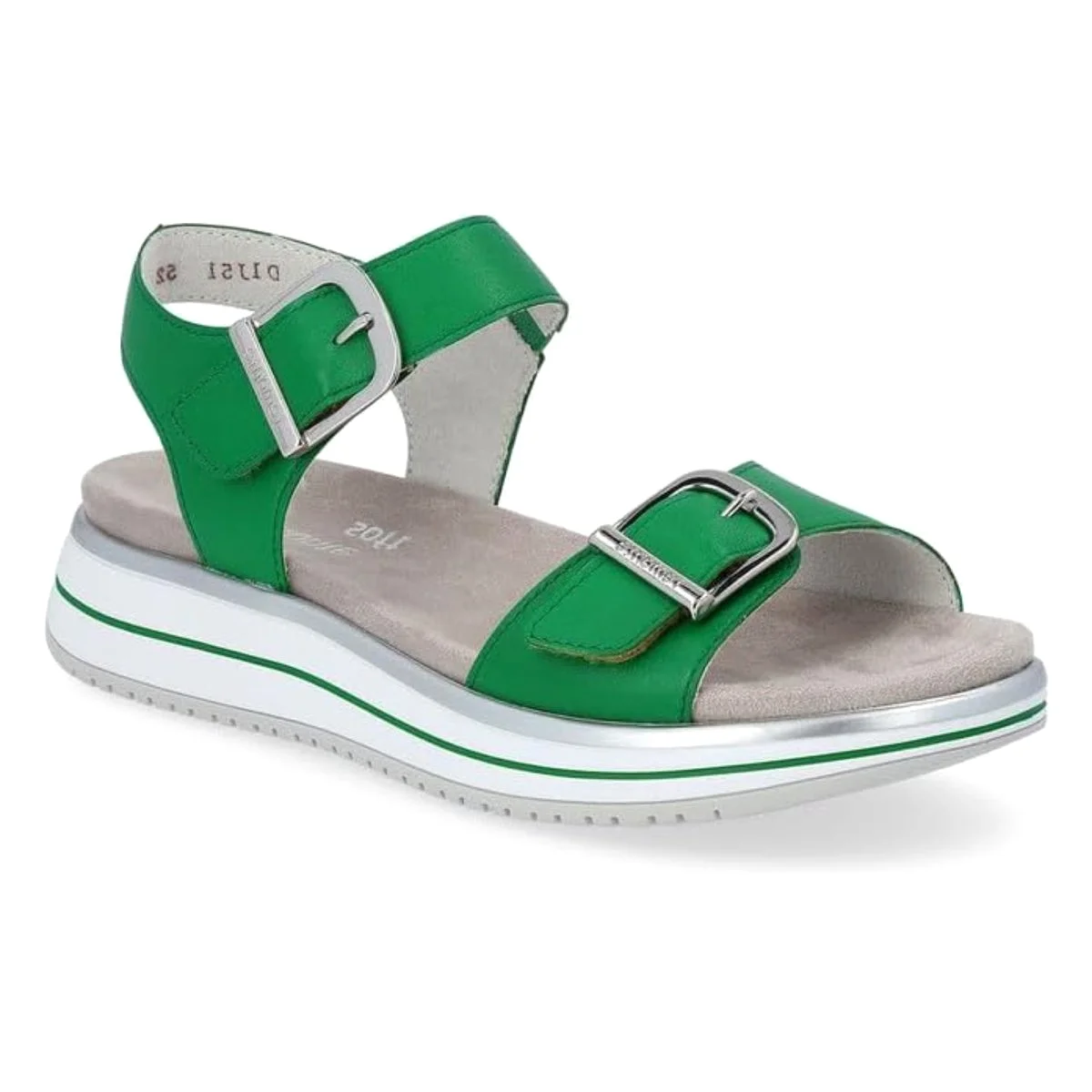 Rieker Women's D1J51-52 Apple Green Leather