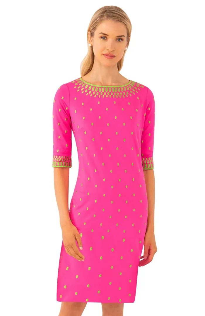 Rocket Girl Dress - Pink/Gold