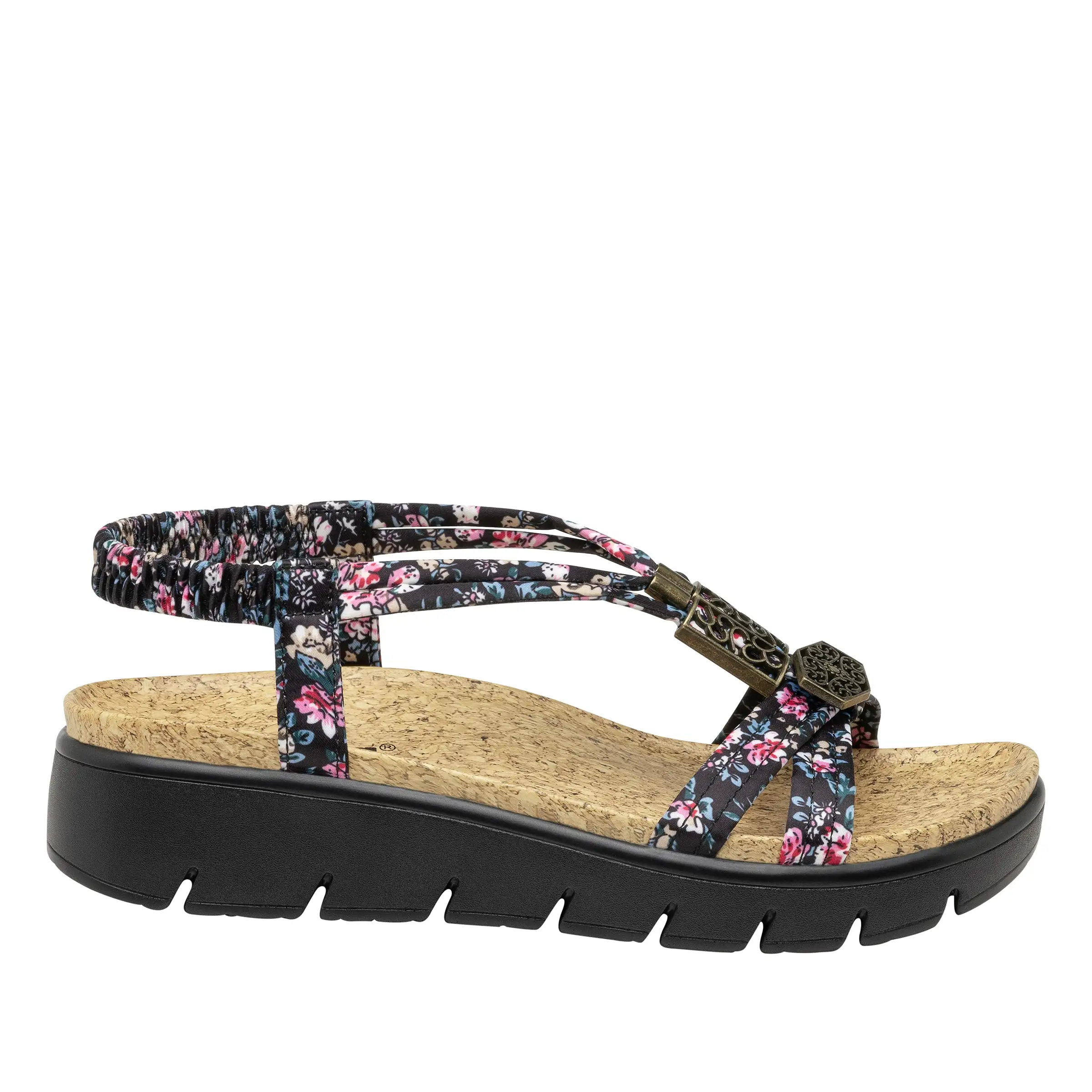 Roz Charm Black Sandal