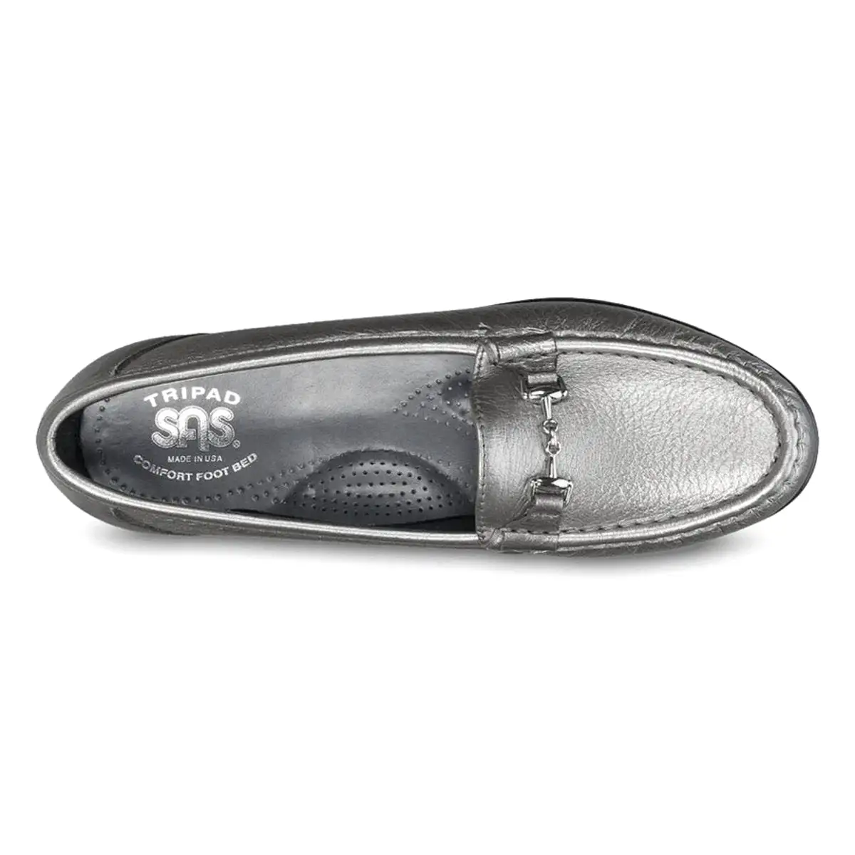 S A S Women's Metro Pewter Leather