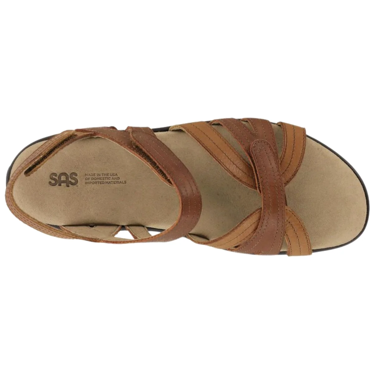 S A S Women's Pier Sepia Tan Leather