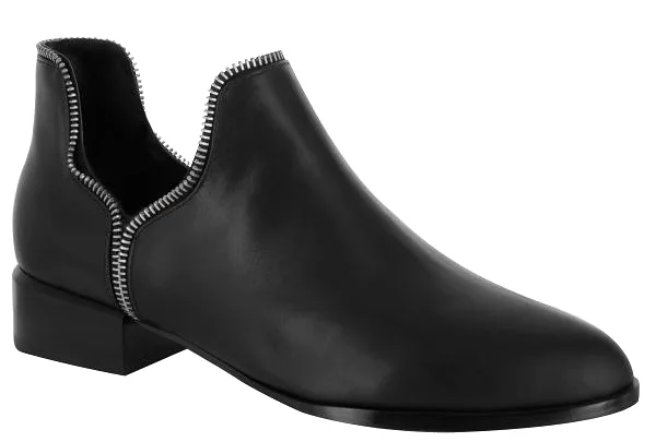 Senso Women's Bailey VI Flat Ankle Boot - EBONY