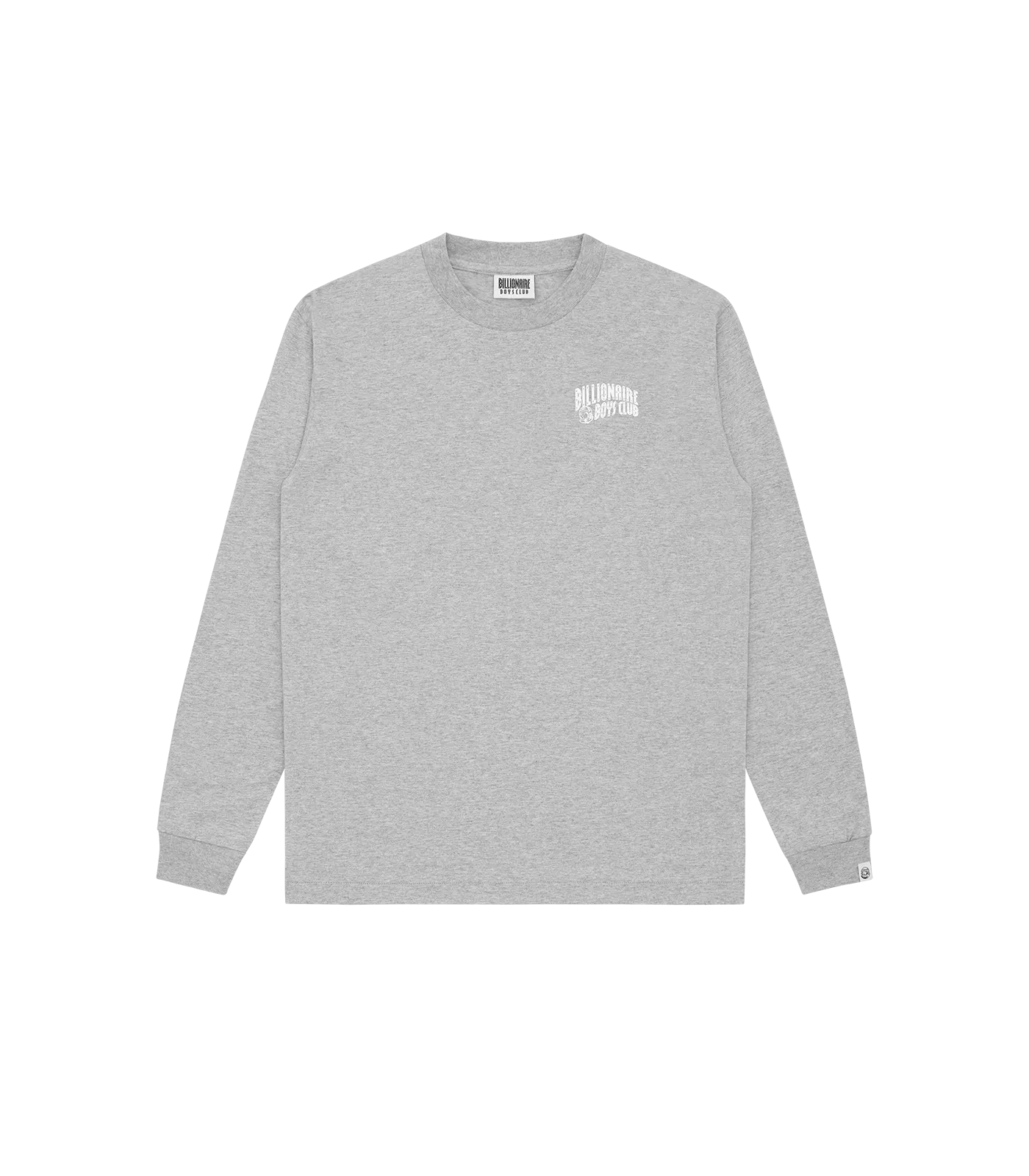 SMALL ARCH LOGO L/S T-SHIRT - HEATHER GREY