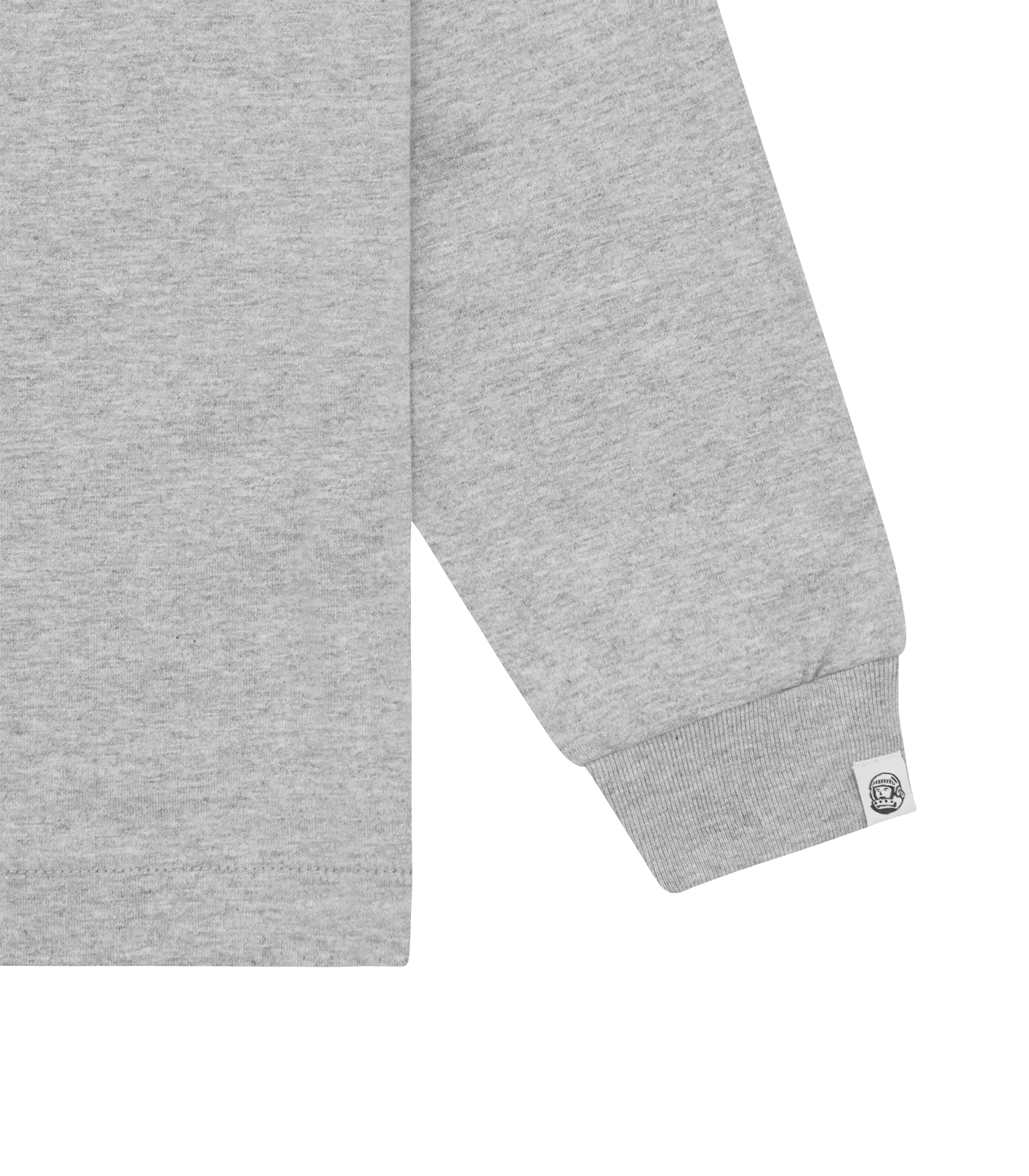 SMALL ARCH LOGO L/S T-SHIRT - HEATHER GREY