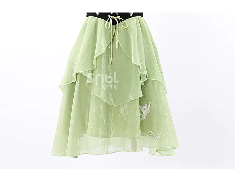 Spring Lovely Flower Girl Green Dress ON622