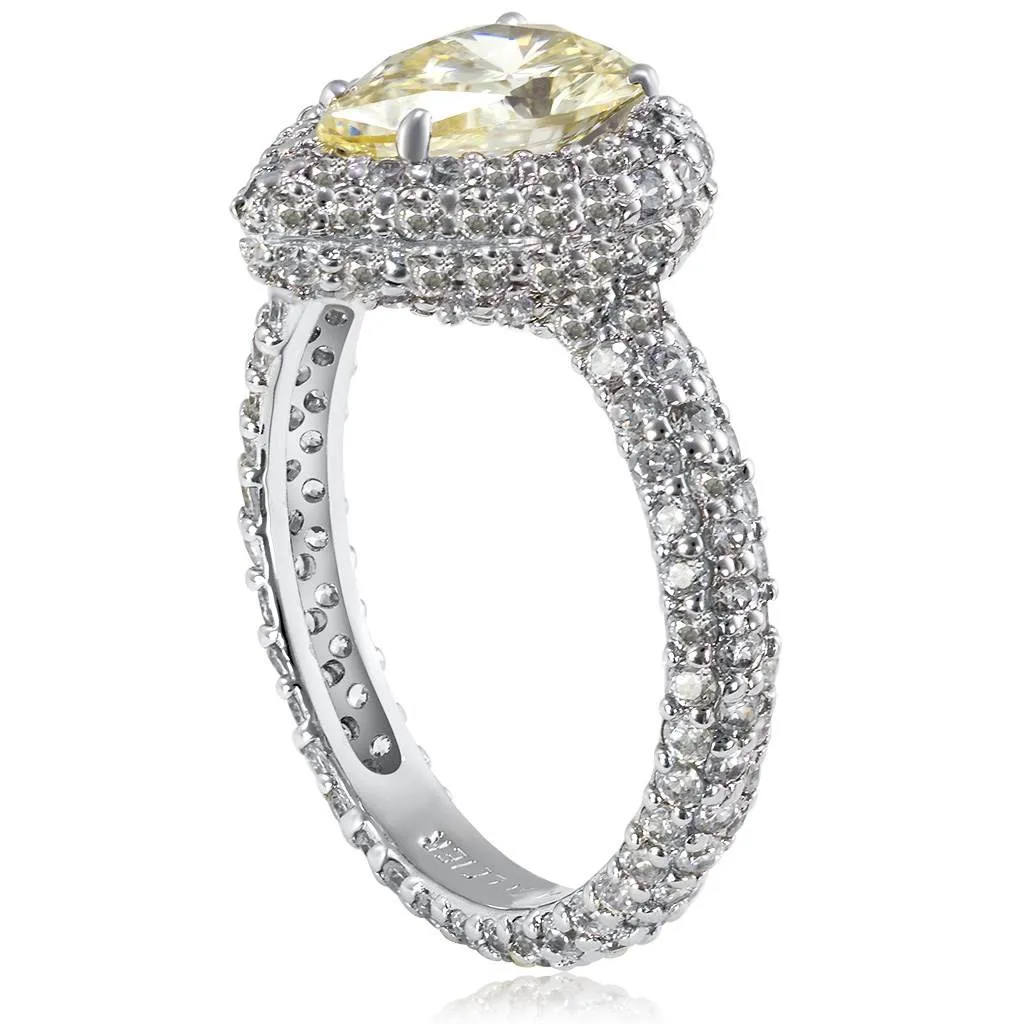 Stardust Diamond Pear Shape Engagement Ring