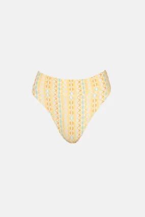 Sunray Hi Hip Banded Pant Gold