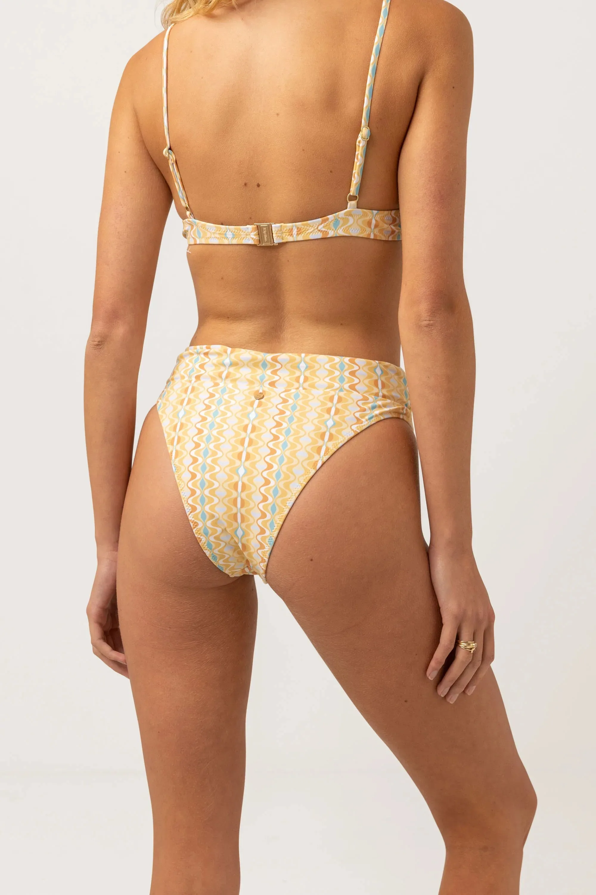 Sunray Hi Hip Banded Pant Gold