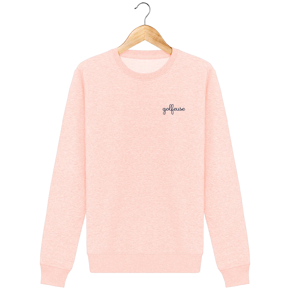 Sweat en coton bio brodé GOLFEUSE