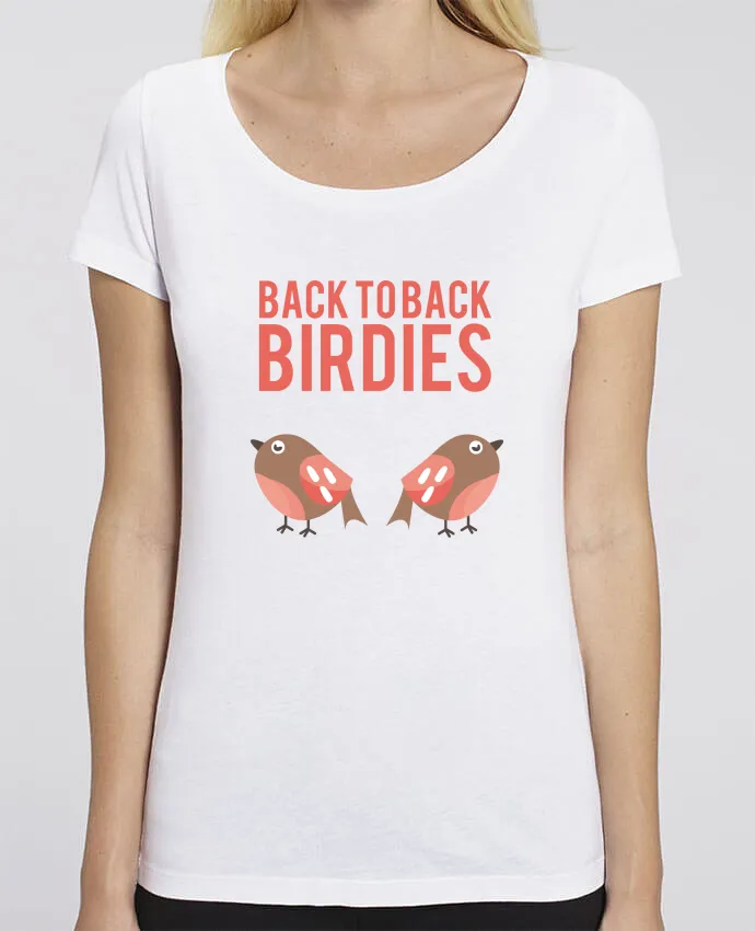 T-shirt en coton bio BACK TO BACK BIRDIES