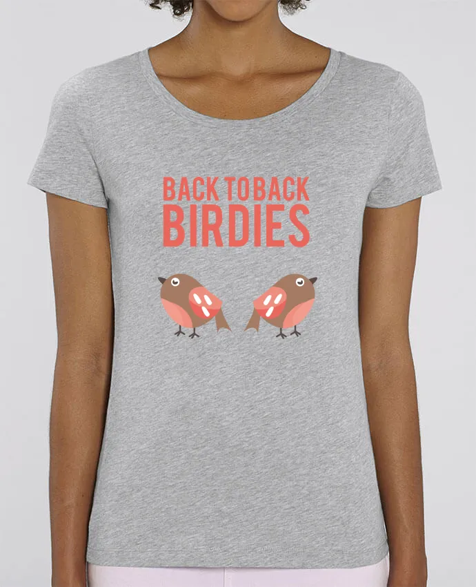 T-shirt en coton bio BACK TO BACK BIRDIES