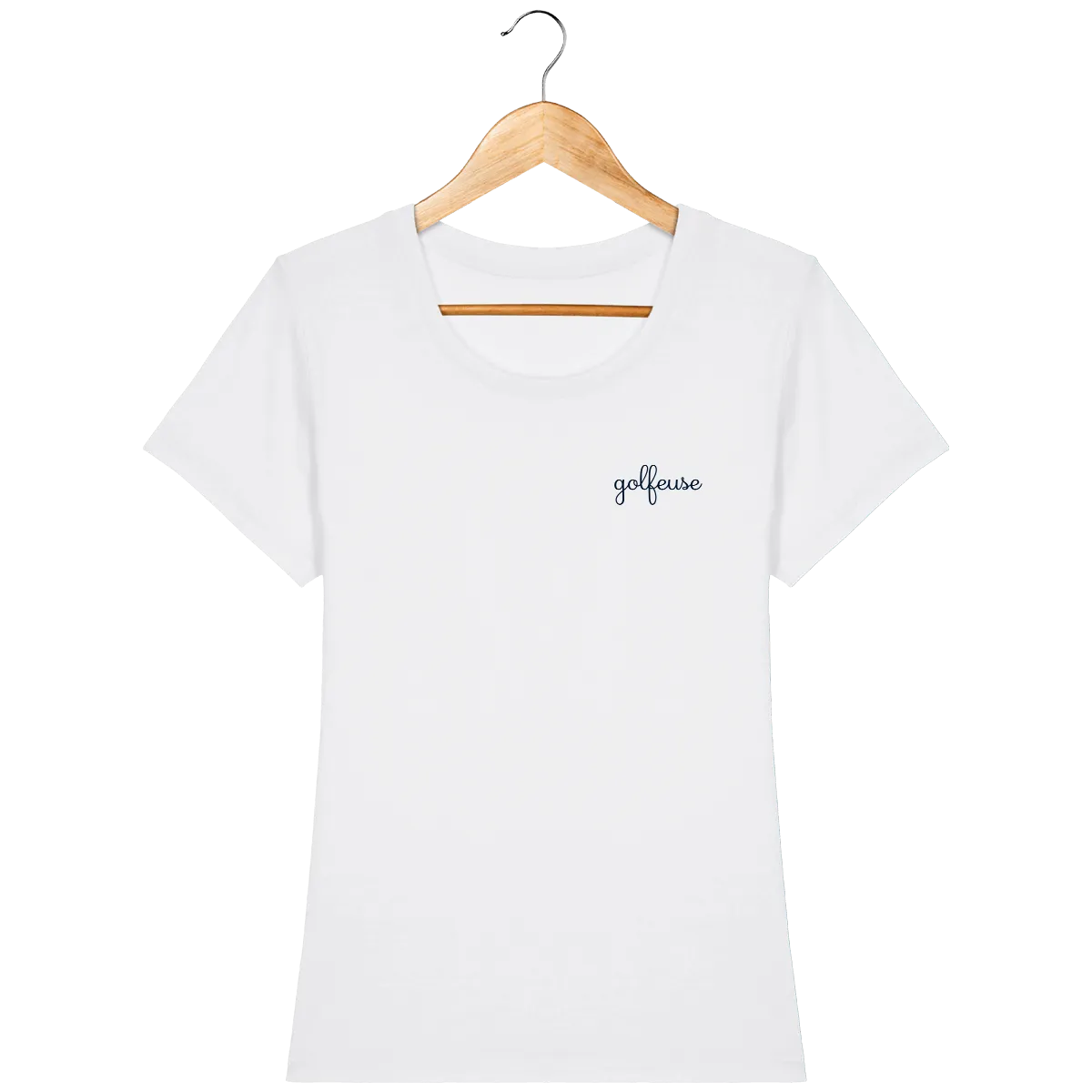 T-Shirt en coton bio brodé GOLFEUSE