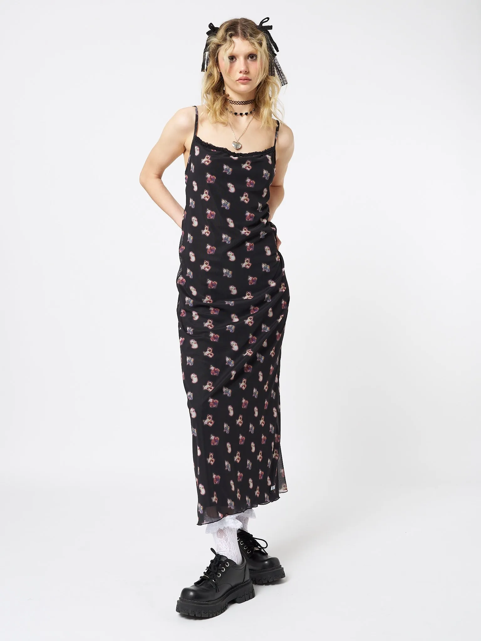 That Cat Girl Mesh Maxi Dress