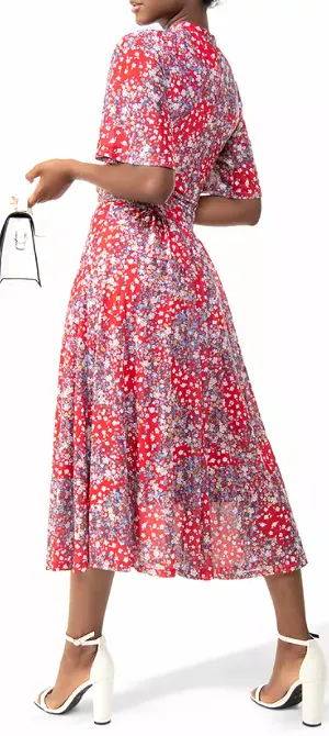 Tina Floral Midi Dress