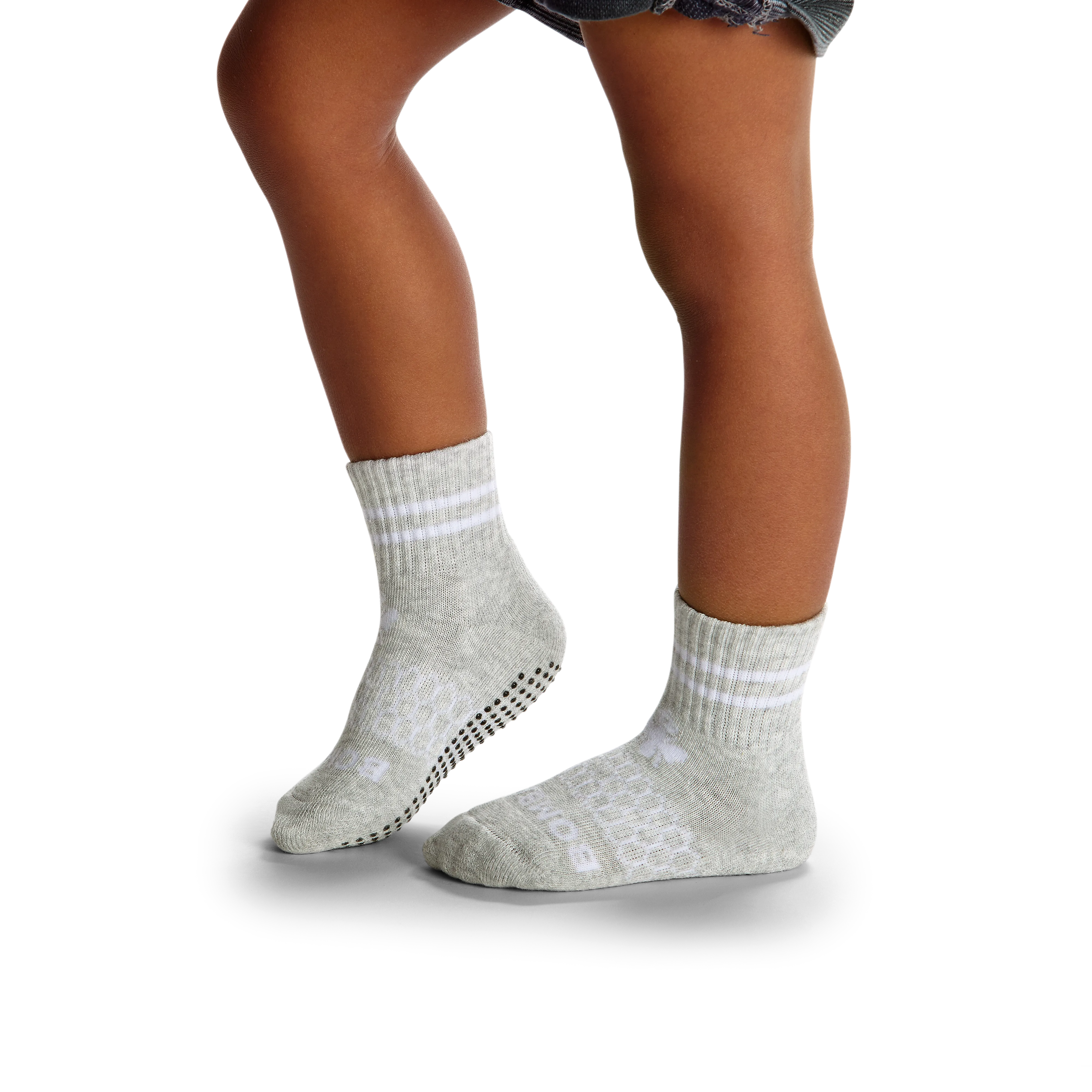 Toddler Originals Gripper Calf Sock 4-Pack