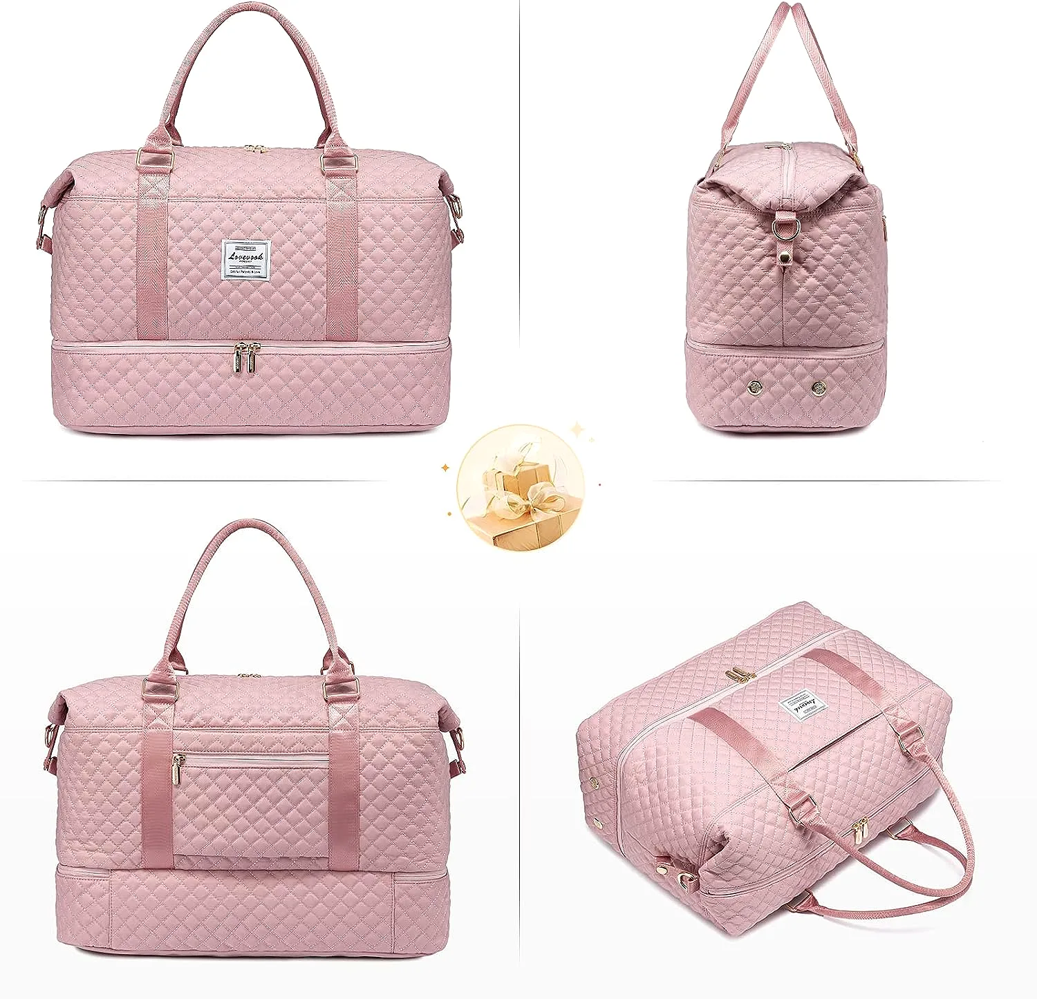 Travel Bag Paris Pink (Travel Bag)