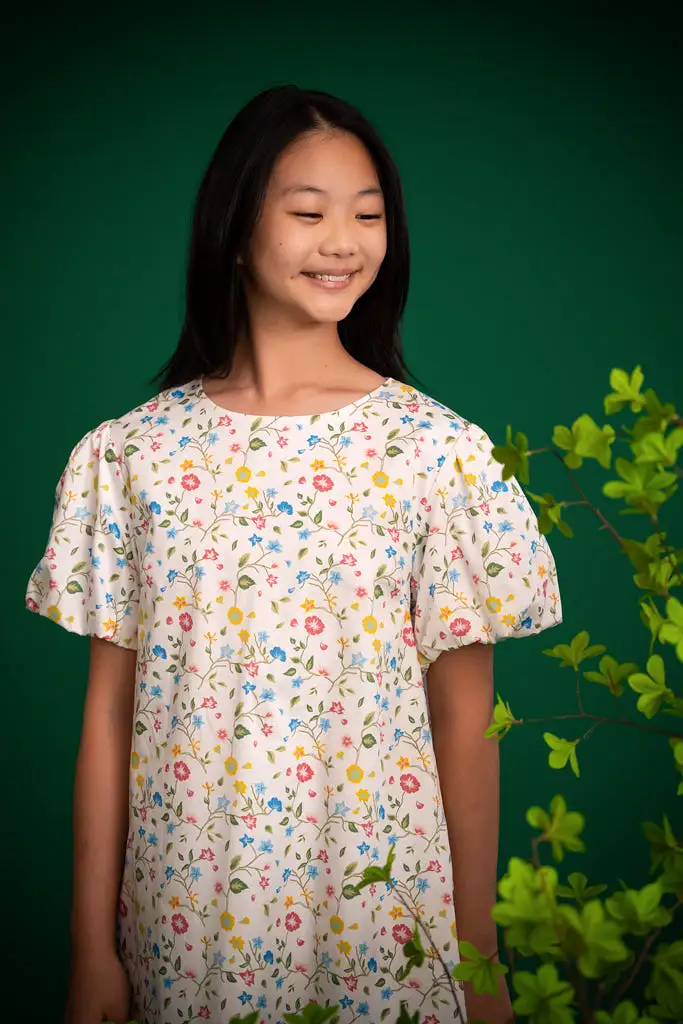 Trina Dress - Peranakan Flowers