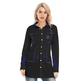 TRP Matrix 02 Designer Collared Long Sleeve Button Up Blouse