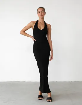 Veena Maxi Dress (Black)