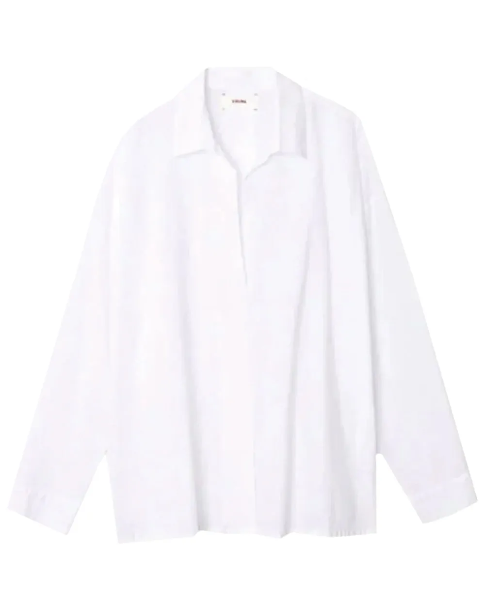 White Henry Long Sleeve Shirt