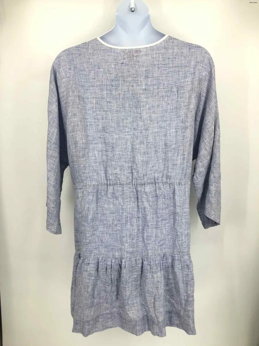 WIGGY KIT Blue White Size LARGE  (L) Dress