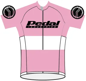 Women's PEDAL industries '19 Team SPEED JERSEY - PINK