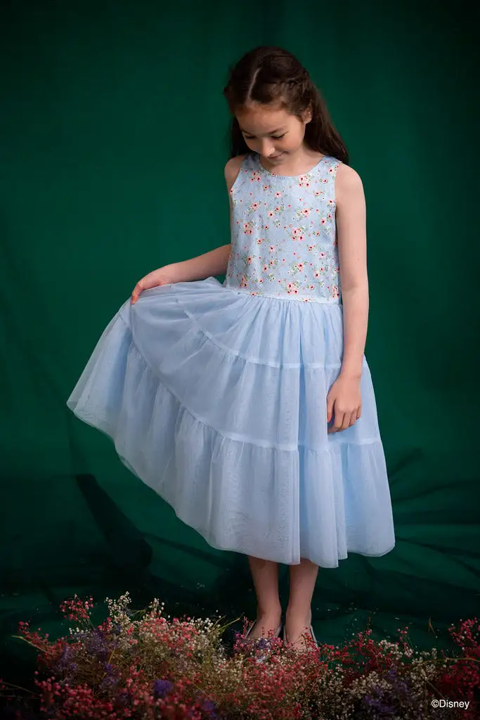 Wren Dress - Blue Princess Rose