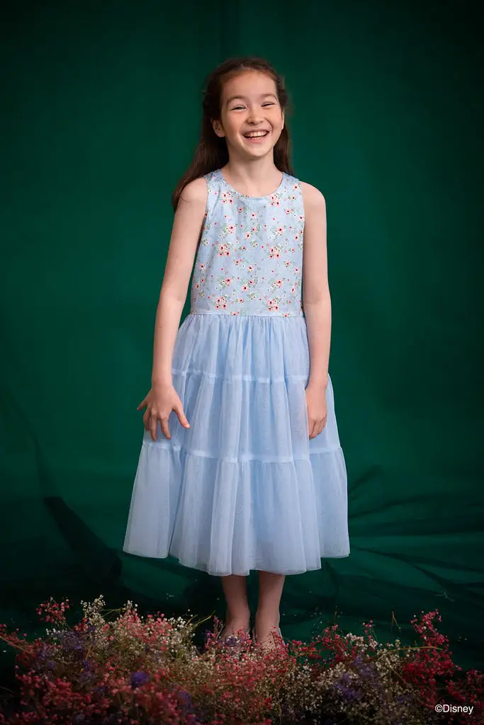 Wren Dress - Blue Princess Rose