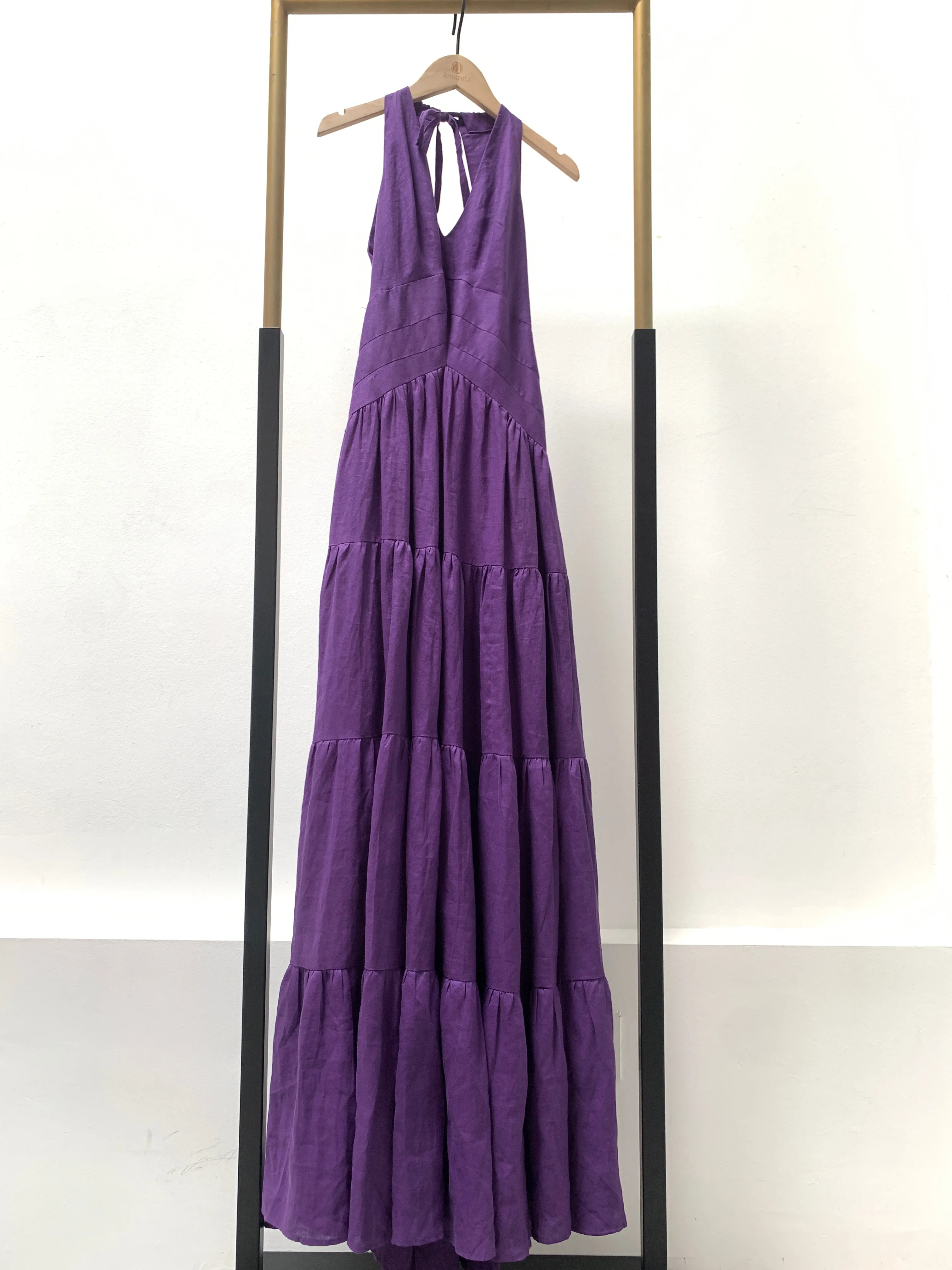 Yuka Tie Back Maxi Dress